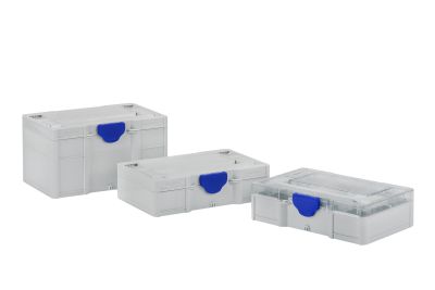 Systainer³ S 76 - Transparenter Deckel - Lichtgrau - Smaragdgrün