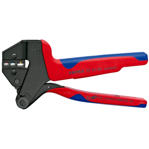 Knipex Crimp-Systemzange 0,5 - 6,0 mm² Klemmhülsen Knipex Crimp-Systemzange 0,5 - 6,0 mm² Klemmhülsen