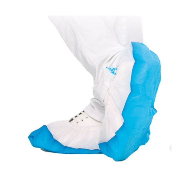 Überziehschuhe PE blau/weiß Überziehschuhe PE blau/weiß