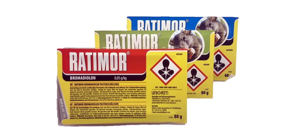 Ratimor Pastenschälchen -  verschiedene Wirkstoffe Ratimor Pastenschälchen -  verschiedene Wirkstoffe