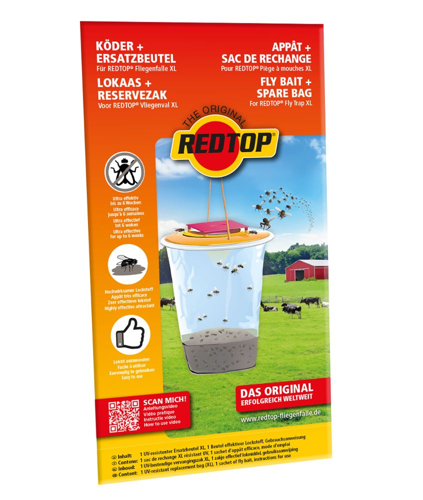 REDTOP® Nachfüllset für Fliegenfalle XL