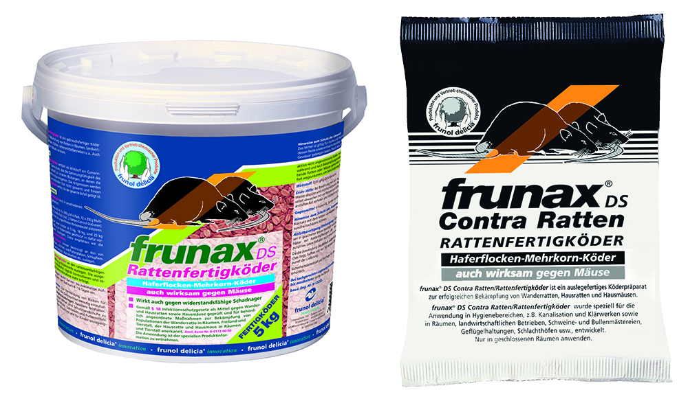 Frunax® DS Rattenfertigköder - verschiedene Gebinde Frunax® DS Rattenfertigköder - verschiedene Gebinde