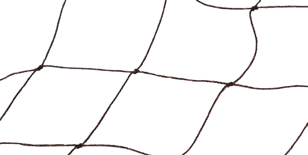 Polyethylen Netz - schwarz-rot - schwer entflammbar - verschiedene Maschen Polyethylen Netz - schwarz-rot - schwer entflammbar - verschiedene Maschen