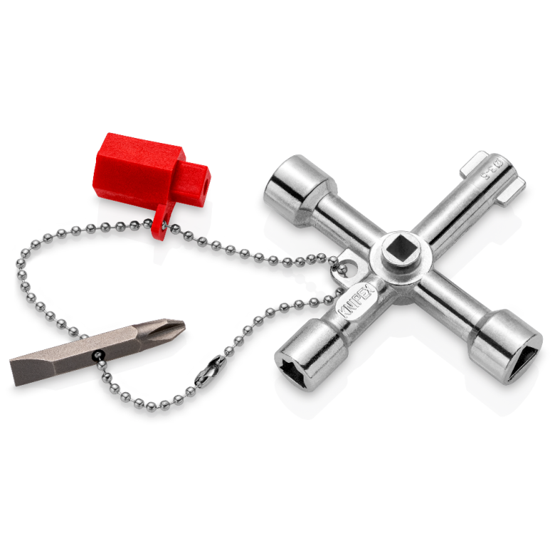 Knipex Schaltschrankschlüssel für gängige Schränke und Absperrsysteme