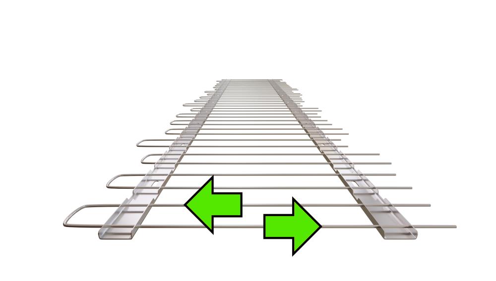 verstellbare Solarspikes 1-reihig (Import) - versch. Höhen