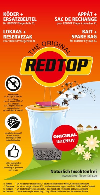 REDTOP® Nachfüllset für Fliegenfalle XL