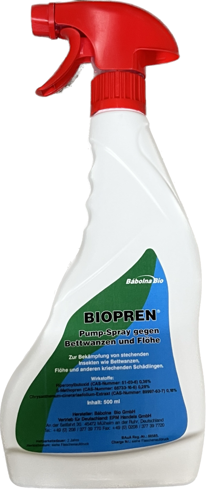 BIOPREN PUMP-SPRAY gegen Bettwanzen/Flöhe