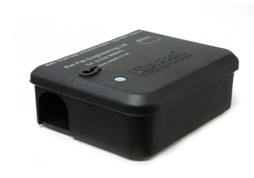 Quicklock MicroBait Mausbox EIGENDRUCK - schwarz