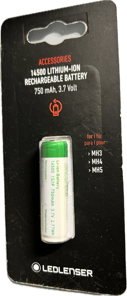 Ersatzakku ICR14500, 3,7V/700mAh für P5R Ersatzakku ICR14500, 3,7V/700mAh für P5R