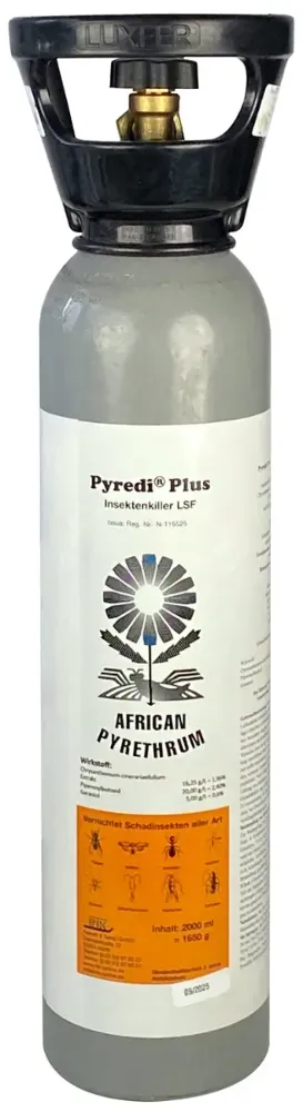 Pyredi® PLUS Insektenkiller Leihstahlflasche Pyredi® PLUS Insektenkiller Leihstahlflasche
