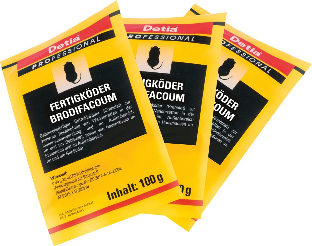 Detia Professional Fertigköder - Brodifacoum Detia Professional Fertigköder - Brodifacoum