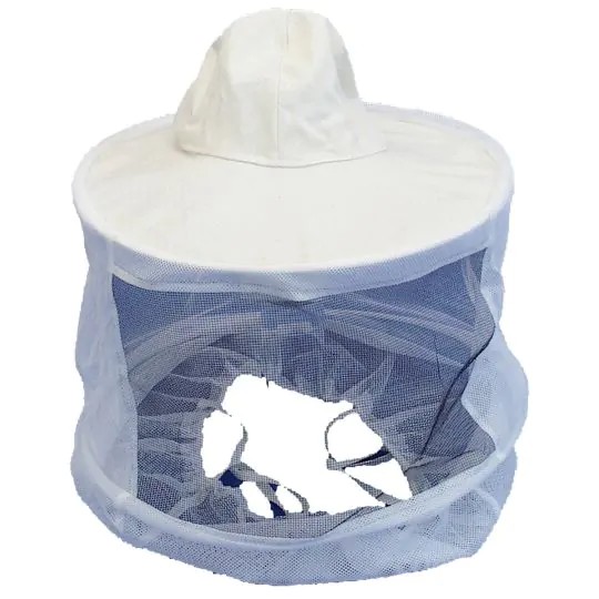 Imkerhut mit 2 Metallringen und Gummizügen Imkerhut mit 2 Metallringen und Gummizügen