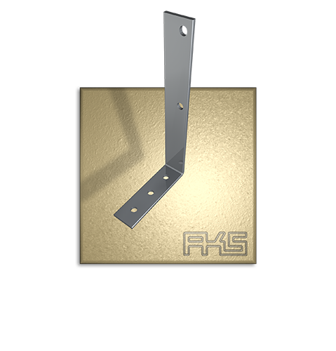 PIXX® - Trägerelement 1-fach für Dachrinne und Schneefanggitter
