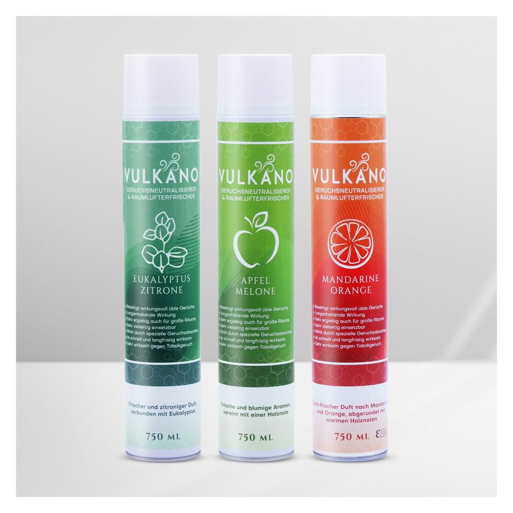 Vulkano Geruchsneutralisierer verschiedene Ausführungen - 750ml Vulkano Geruchsneutralisierer verschiedene Ausführungen - 750ml